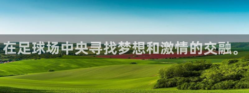 在足球场中央寻找梦想和激情的交融。