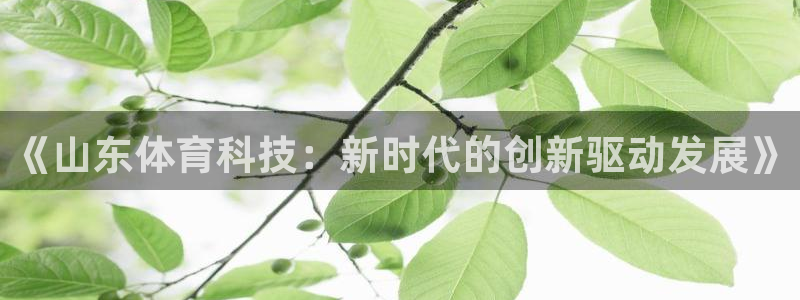 《山东体育科技：新时代的创新驱动发展》
