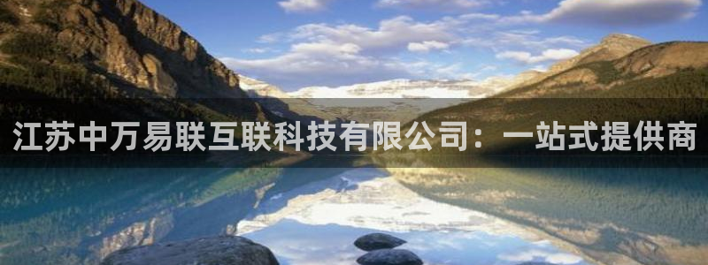江苏中万易联互联科技有限公司：一站式提供商